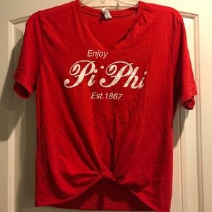 Pi Phi sorority t-shirt